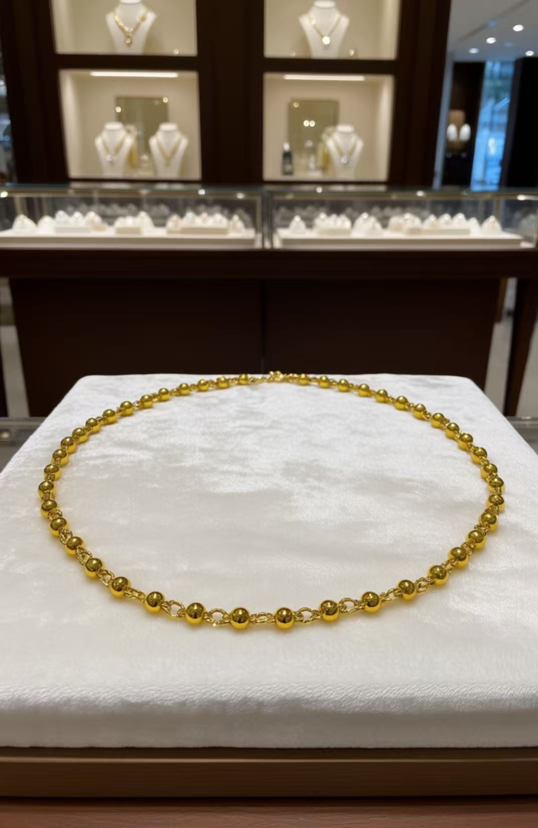   臻品.圆珠星链项链-B201