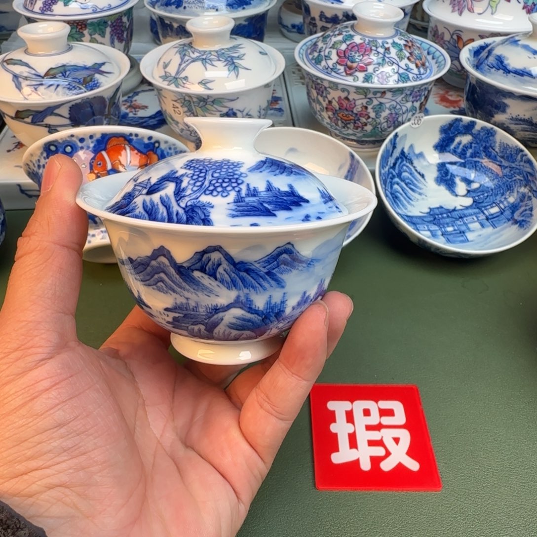 陶纯手工纯手绘茶具346