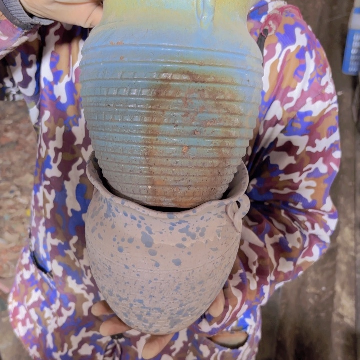 花盆 透气紫砂盆 口径高度