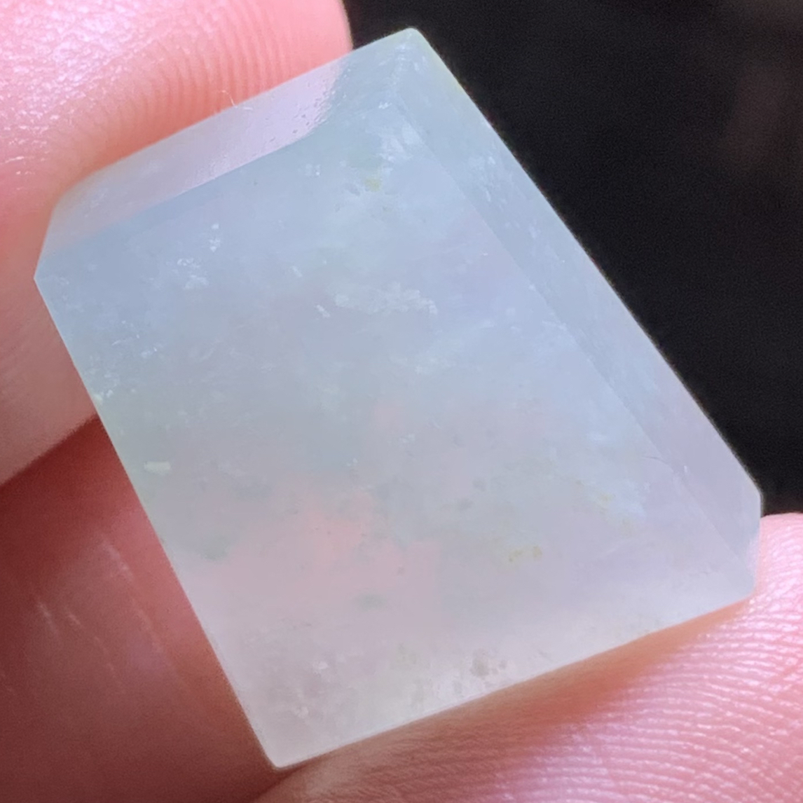【木那•无事牌】缅甸天然A货翡翠原石冰种木那雪花棉飘花无事牌百搭