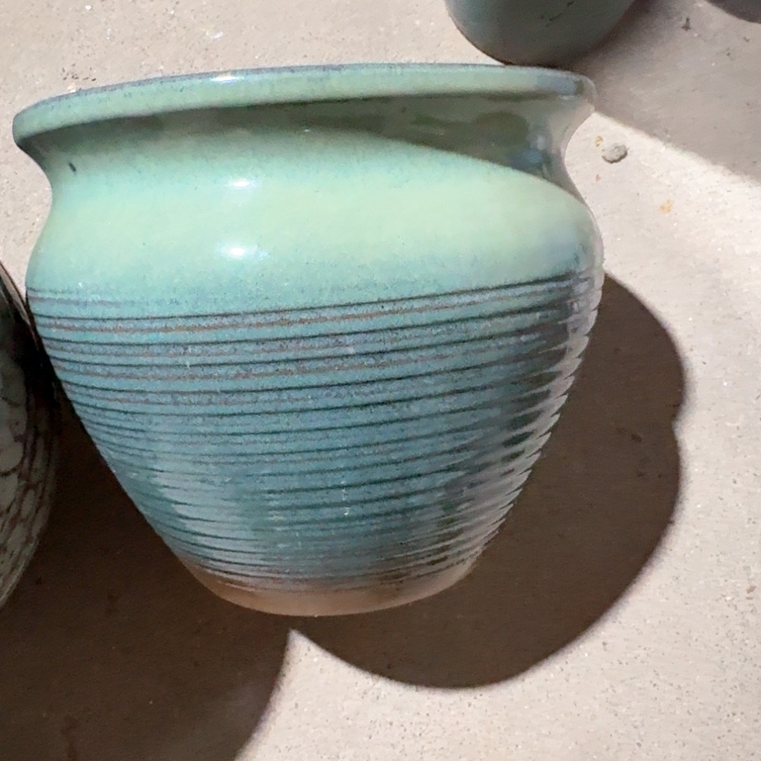 红陶花盆口20高15