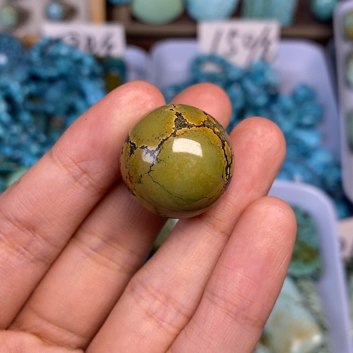 绿松石未镶嵌颈饰