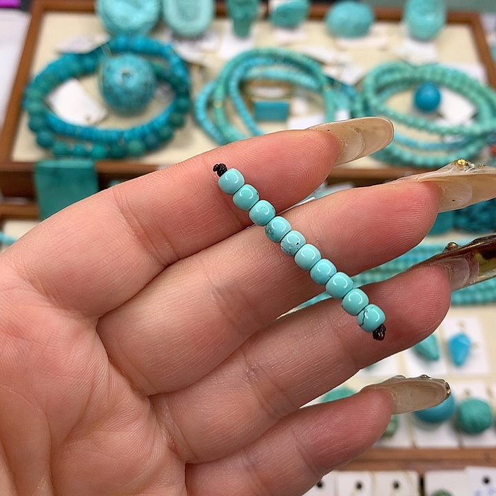 绿松石未镶嵌挂件