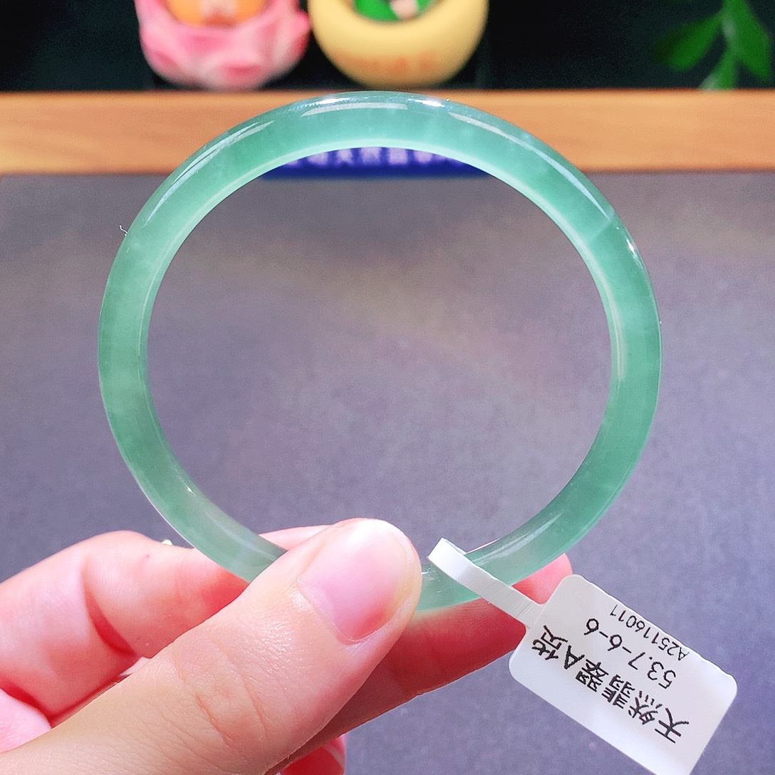 翡翠未镶嵌手镯天然翡翠