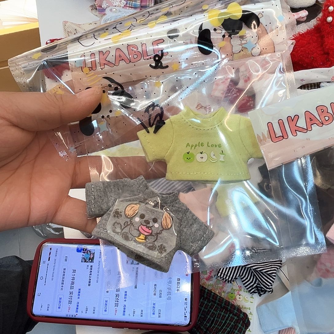 媛媛宝贝印花上衣两件