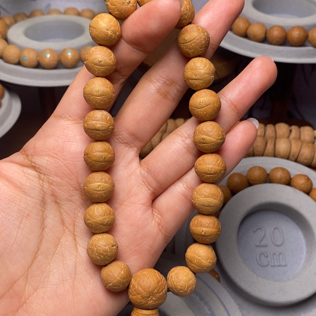 凤眼菩提吊坠手串