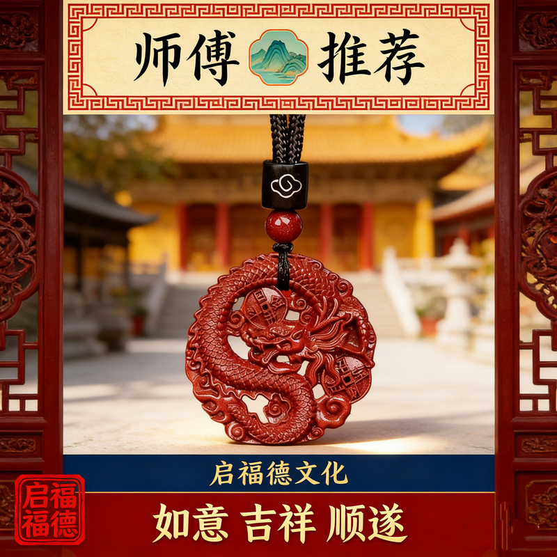 非金属树脂吊坠 【师傅推荐】新款龙牌吊坠项链男女通用挂饰挂件z商品图