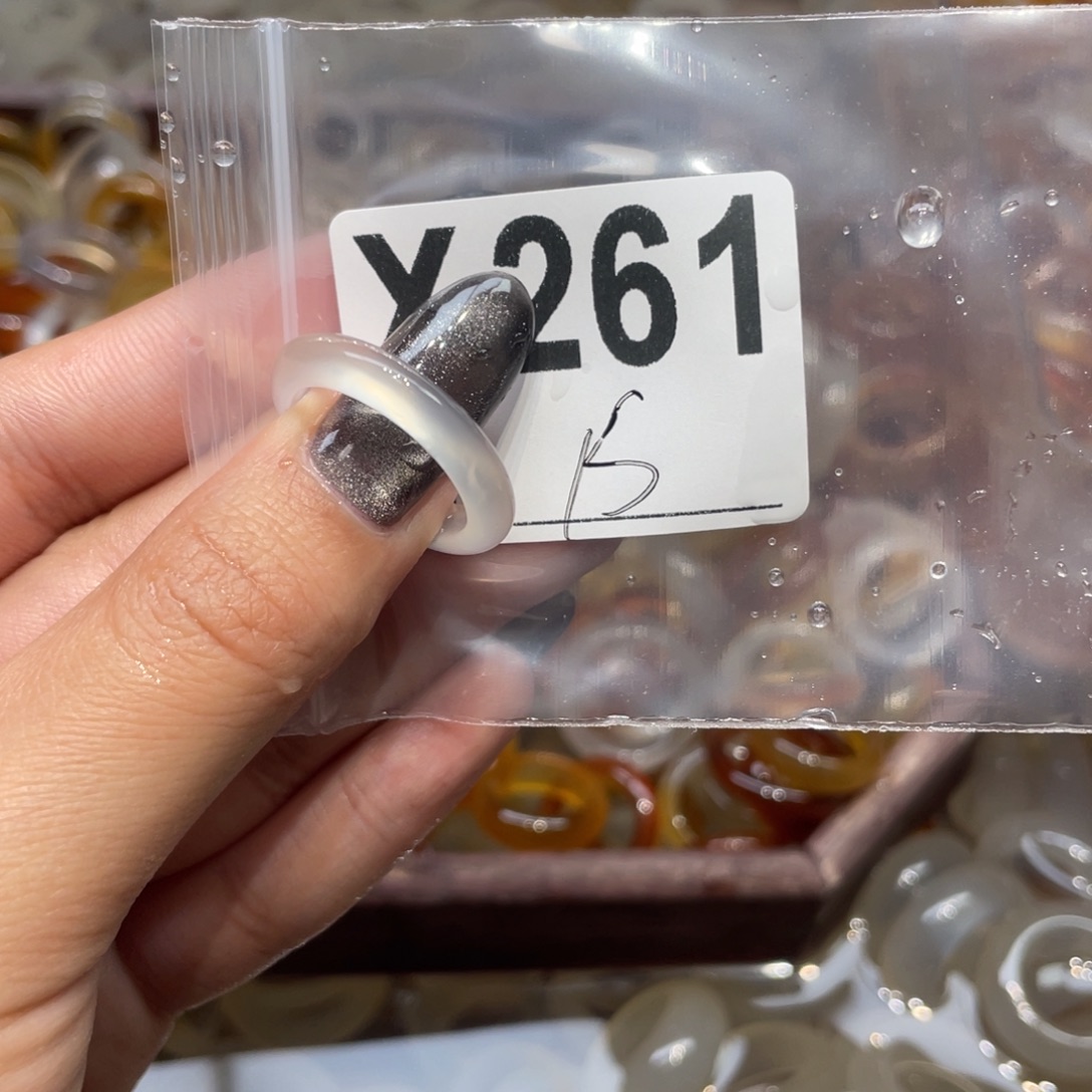 玛瑙/玉髓未镶嵌戒指261