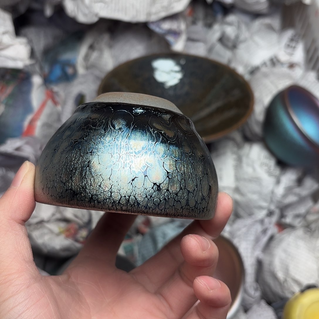 茶盏建盏主人杯一只微瑕