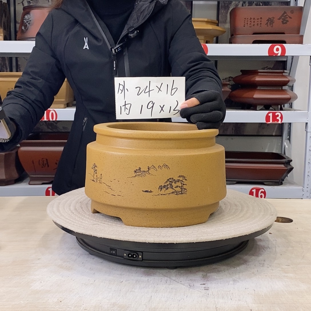 花盆紫砂紫砂花盆