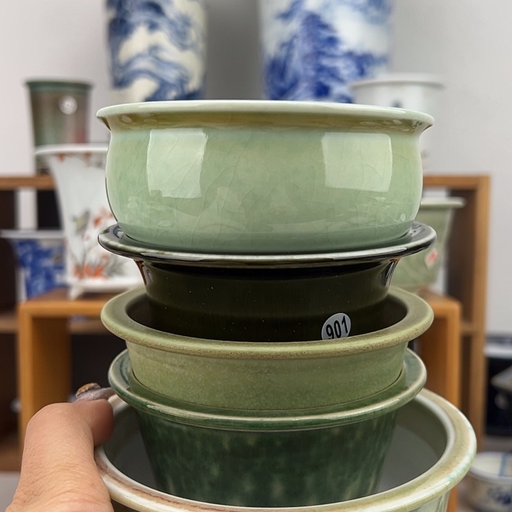 红陶羽*手工制作盆