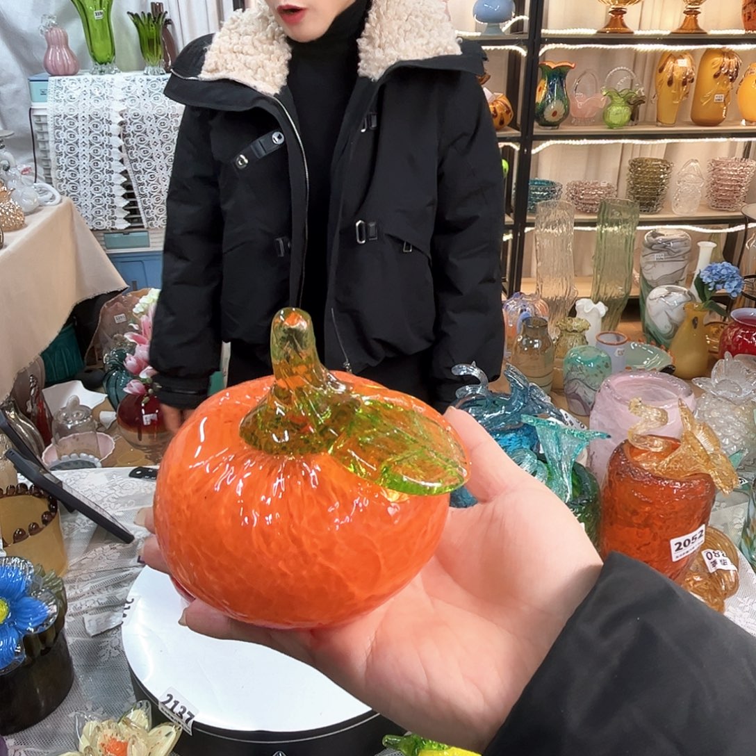 橘子家悦美居琉璃摆件
