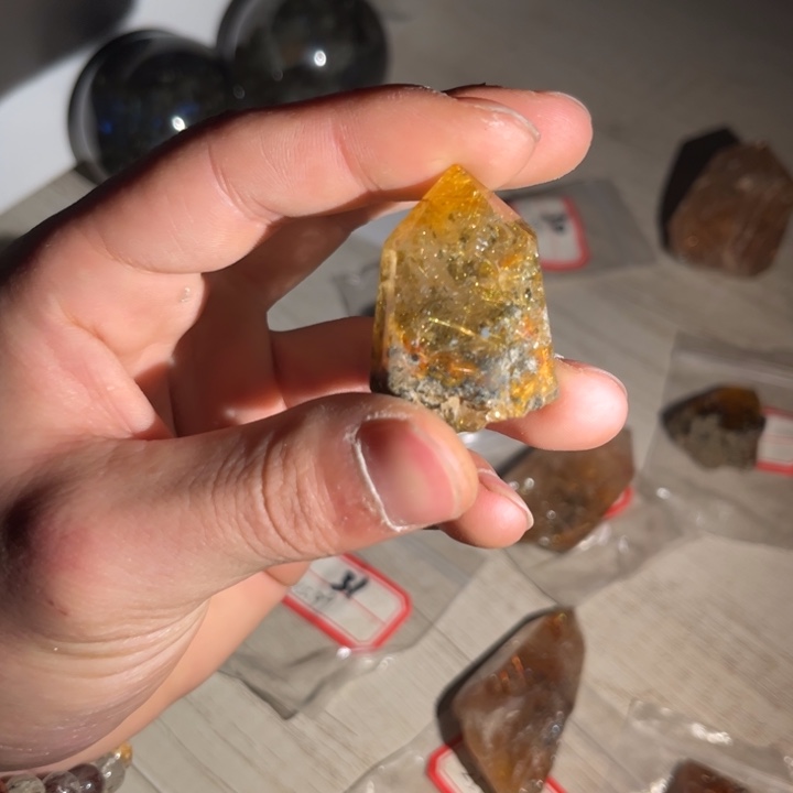 水晶B246未镶嵌金发小