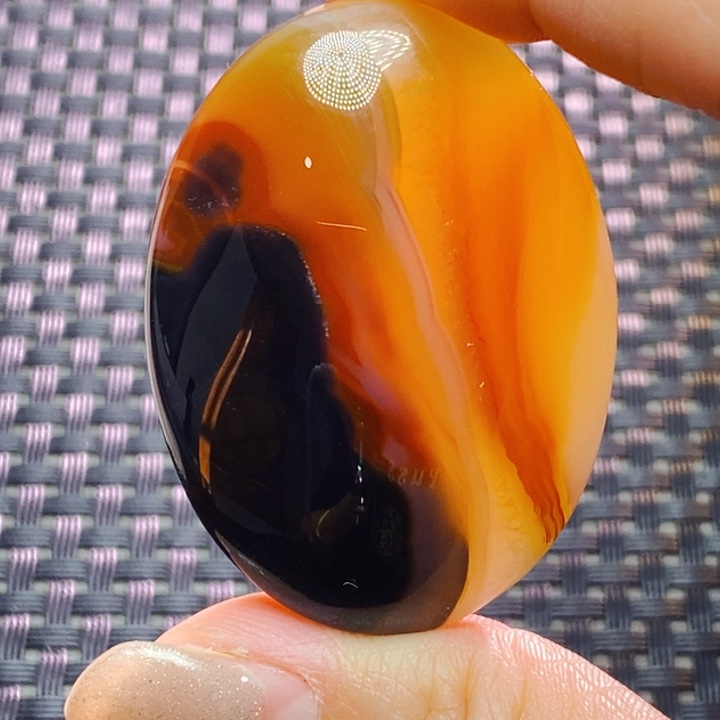 玛瑙/玉髓颈饰未镶嵌石***饼