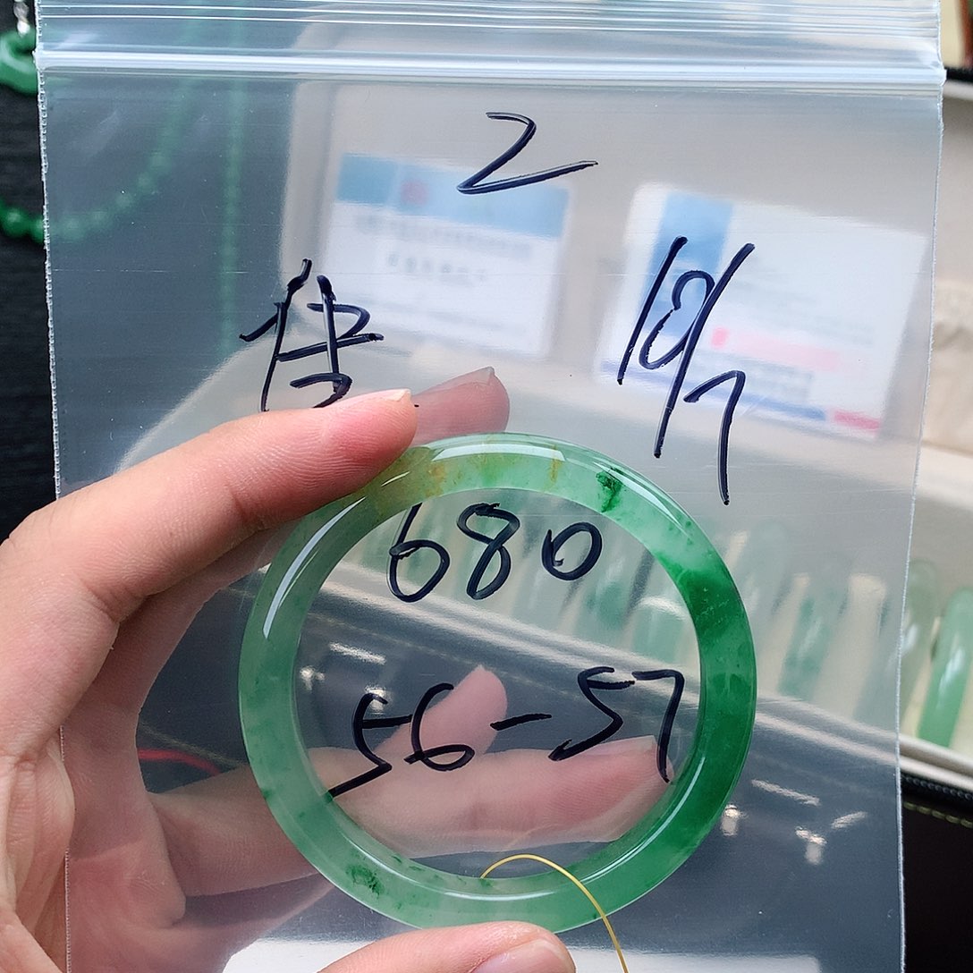石英质玉未镶嵌手镯56-57圈2号