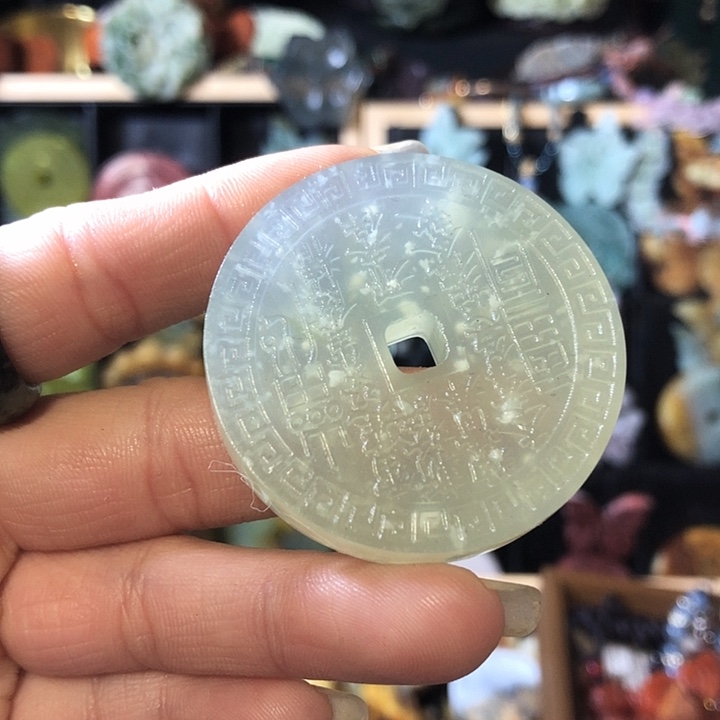 岫玉未镶嵌岫玉挂件