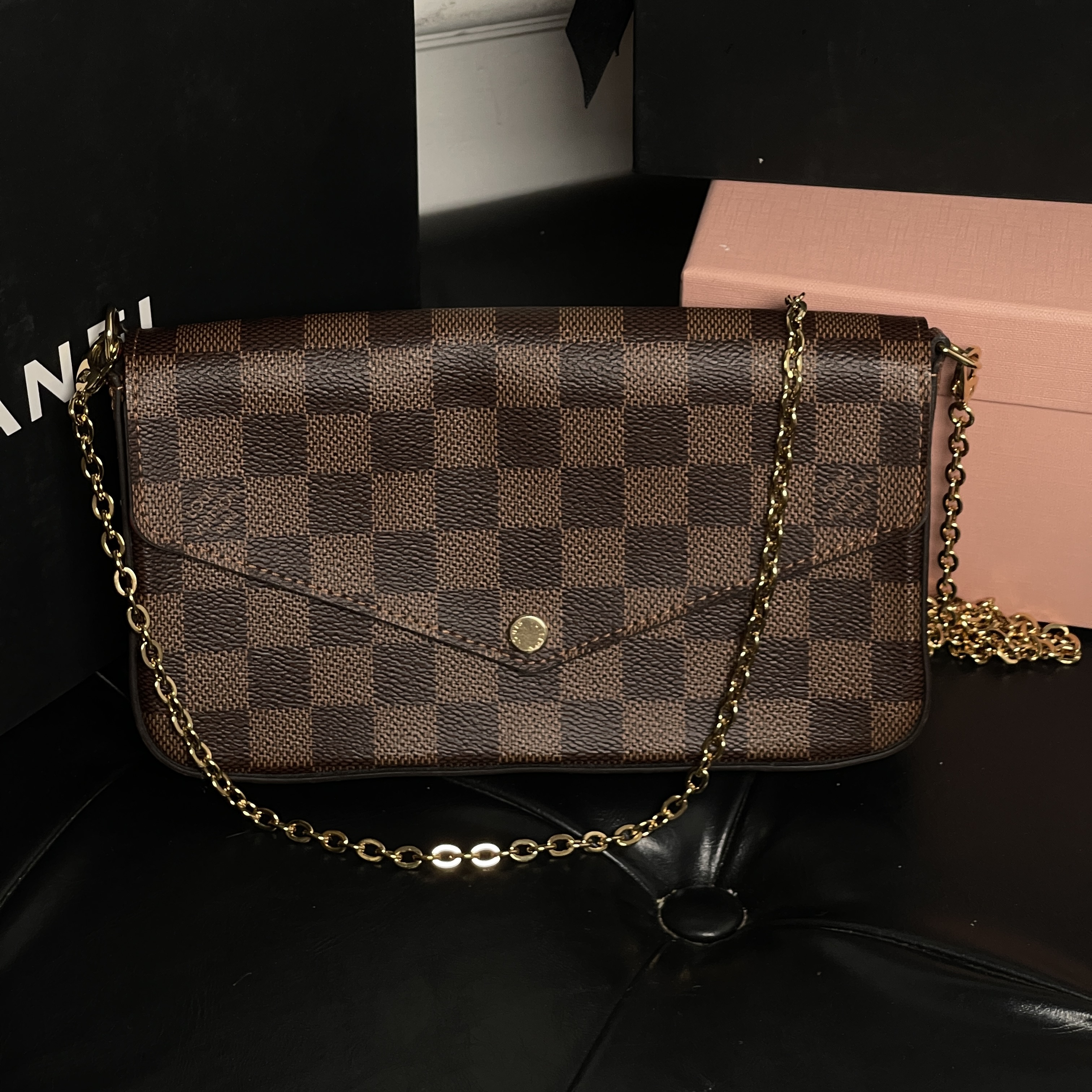 LouisVuitton/路易威登 单肩包 棋盘格三合一 jm6491/2412