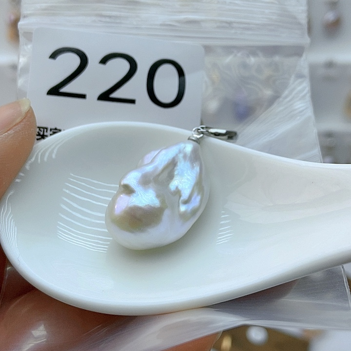 淡水珍珠颈饰银S925镶嵌