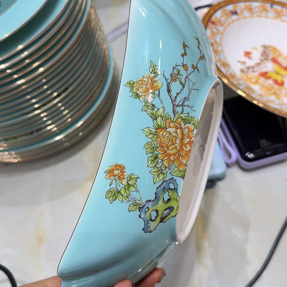 吾***爱搪瓷骨瓷陶瓷餐具家用陶瓷