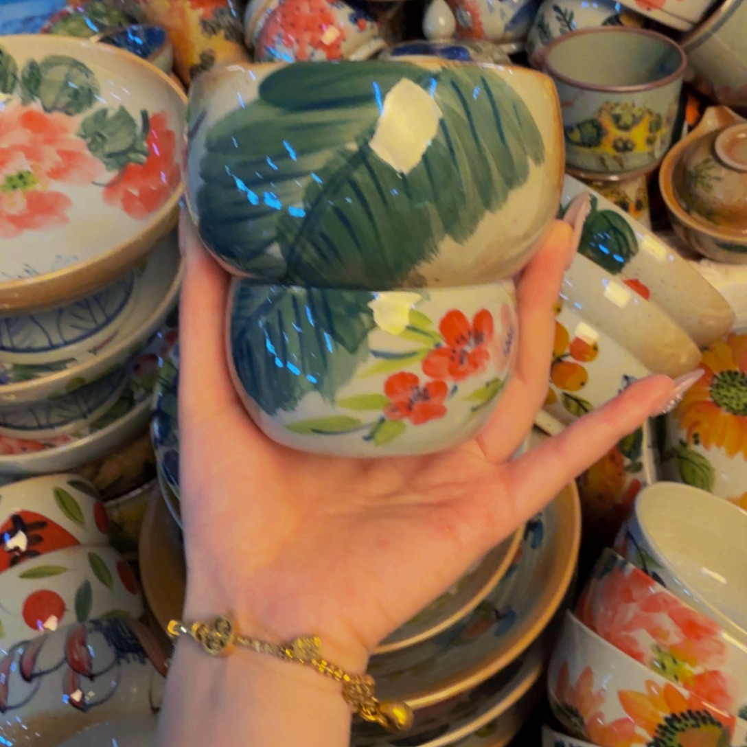 瓷片景德镇陶瓷手工手绘