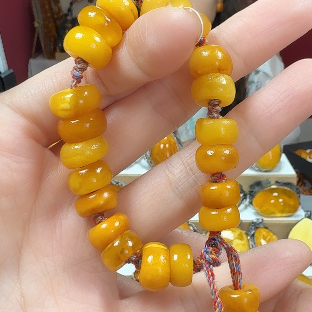 手链蜜蜡未镶嵌手串