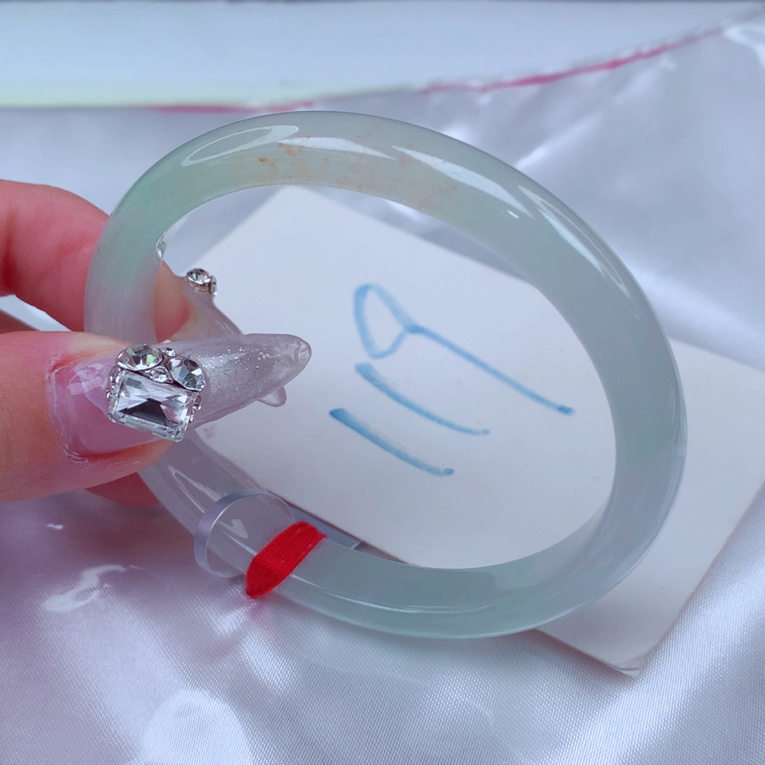 翡翠手镯未镶嵌天然缅甸翡翠A货手镯 贵妃