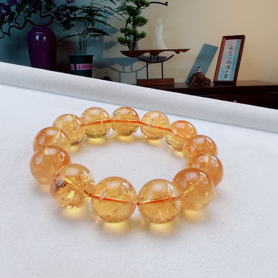 水晶手链未镶嵌黄阿塞