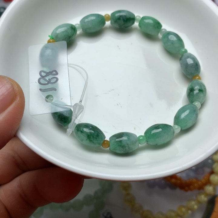 翡翠未镶嵌手链天然翡翠手链