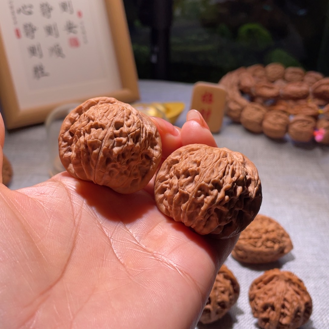 桃核把件40全品山地磨