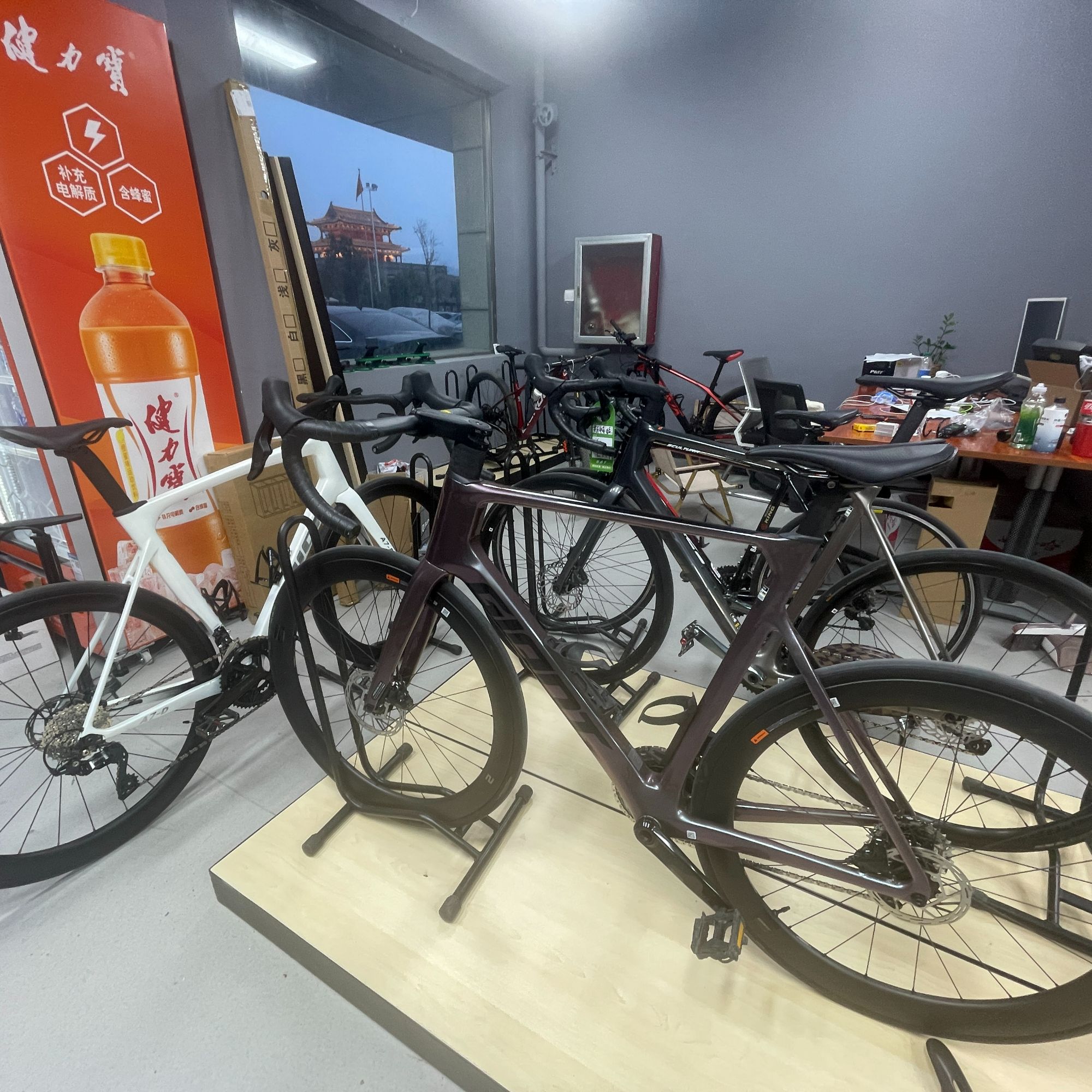 公路车专业质检带清洗调试