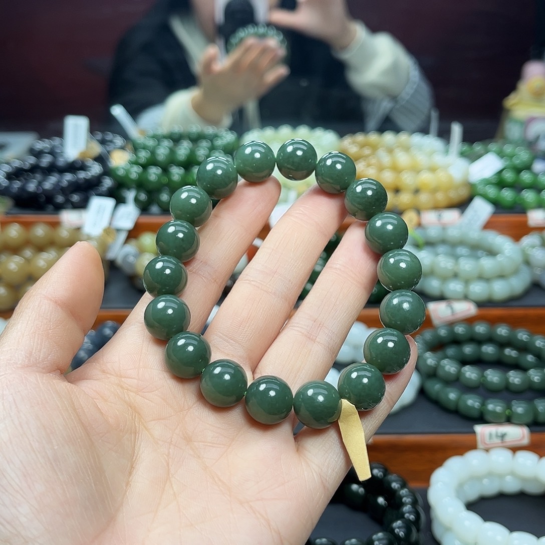 和田玉未镶嵌手链