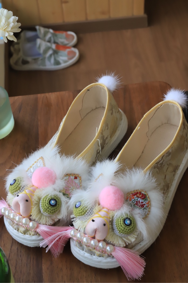 山水一色 | 手工千层底 虎头鞋