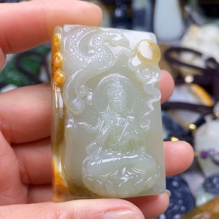 和田玉挂件未镶嵌