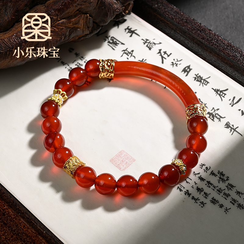 原创设计款红玛瑙手链多样性发一-11242