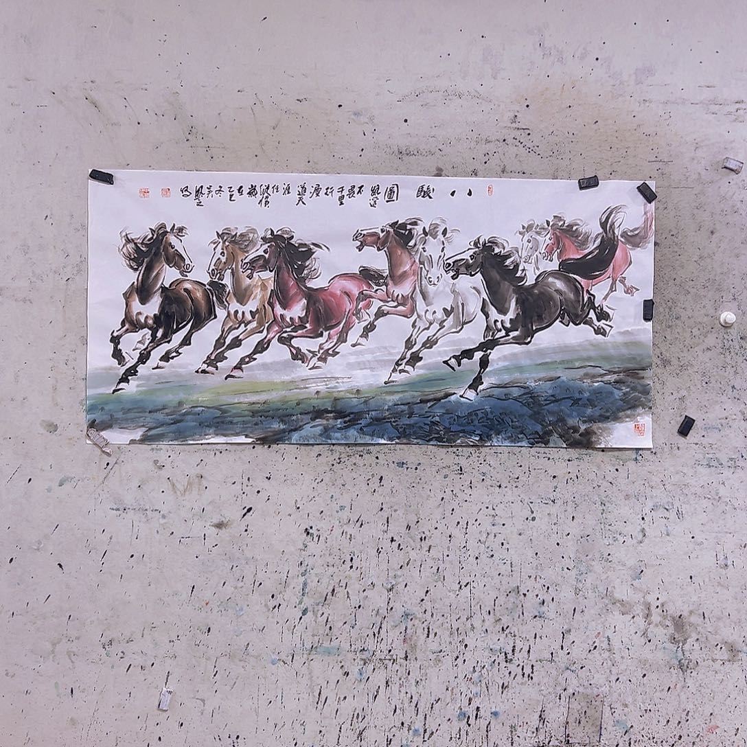 国画四尺143x70cmcm