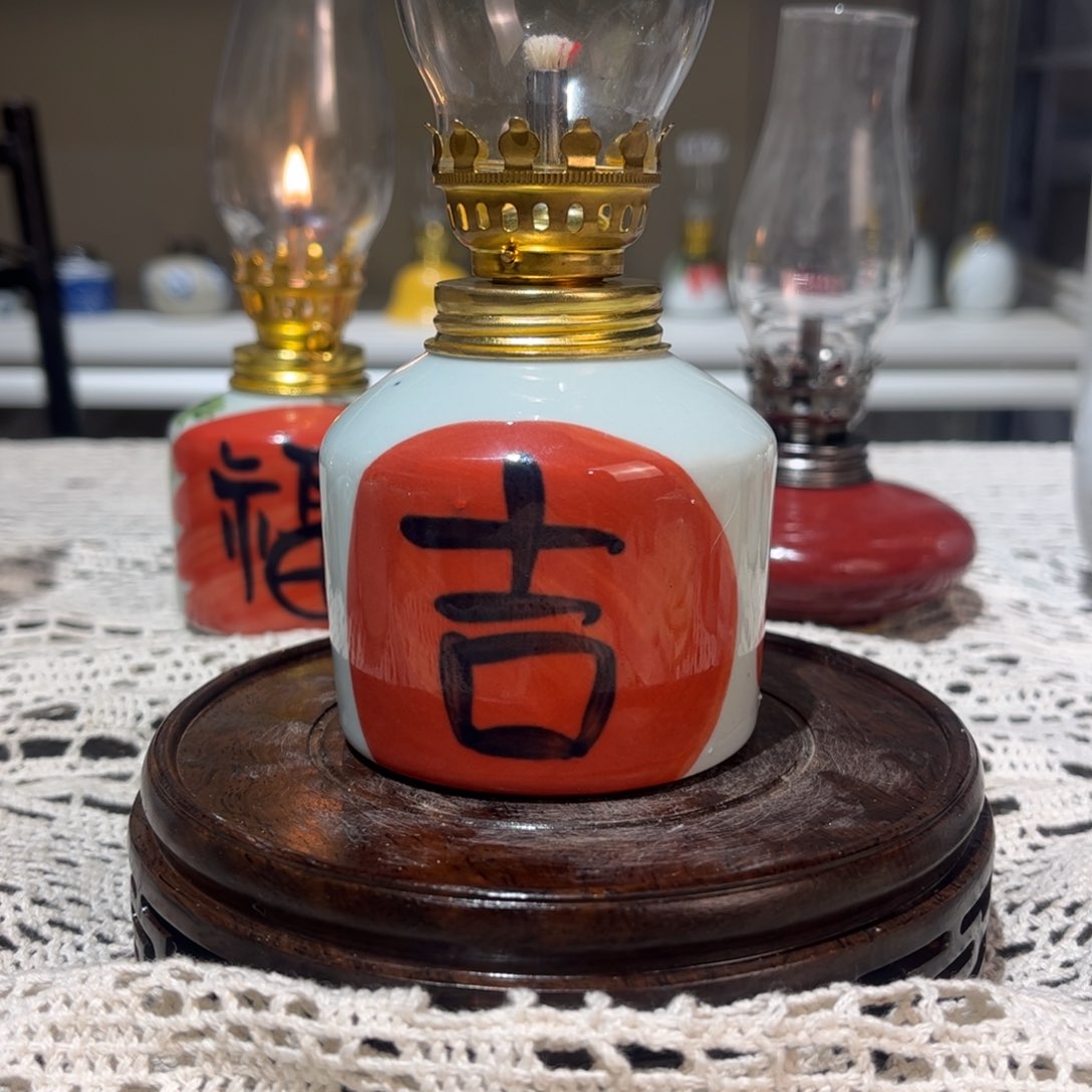 摆件景德镇手工陶瓷香薰灯