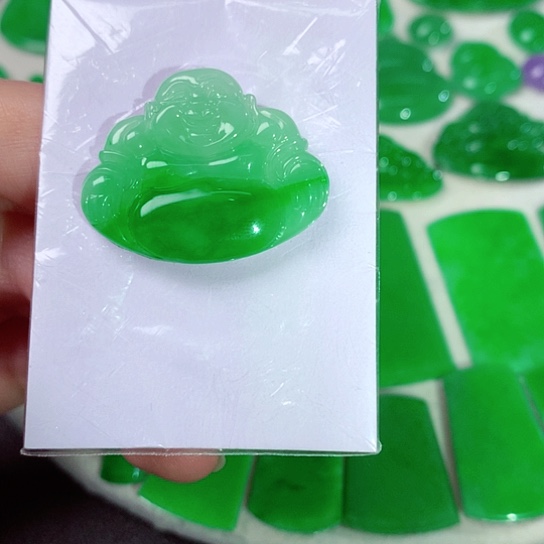 翡翠未镶嵌吊坠(不含链)天然翡翠