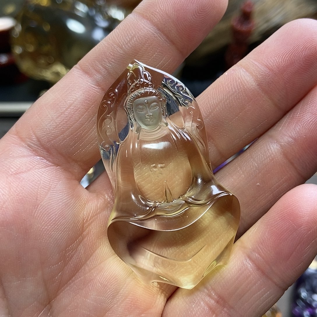 水晶天然水晶吊坠未镶嵌