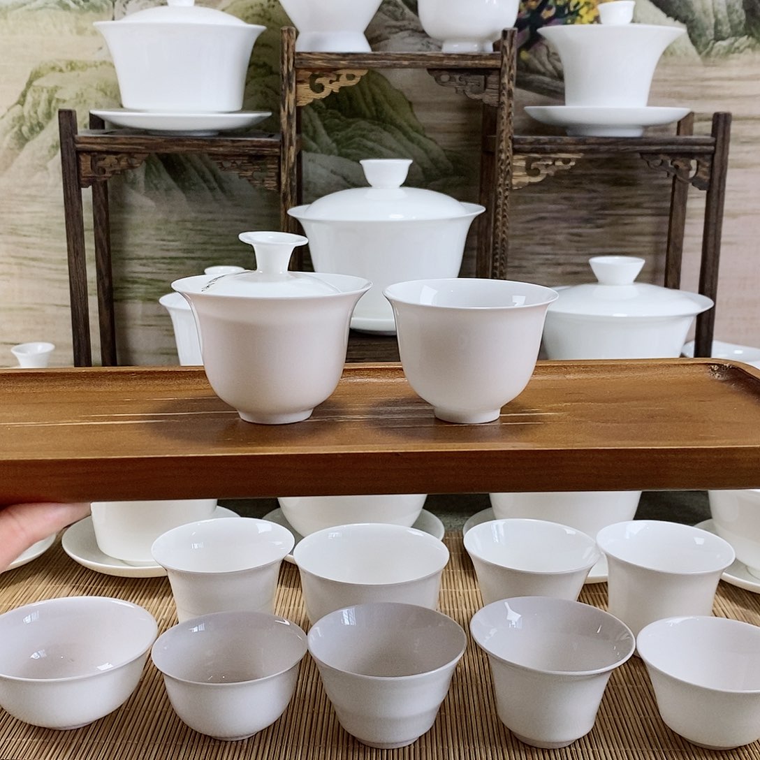 单人盖碗盖下40带一个美人杯