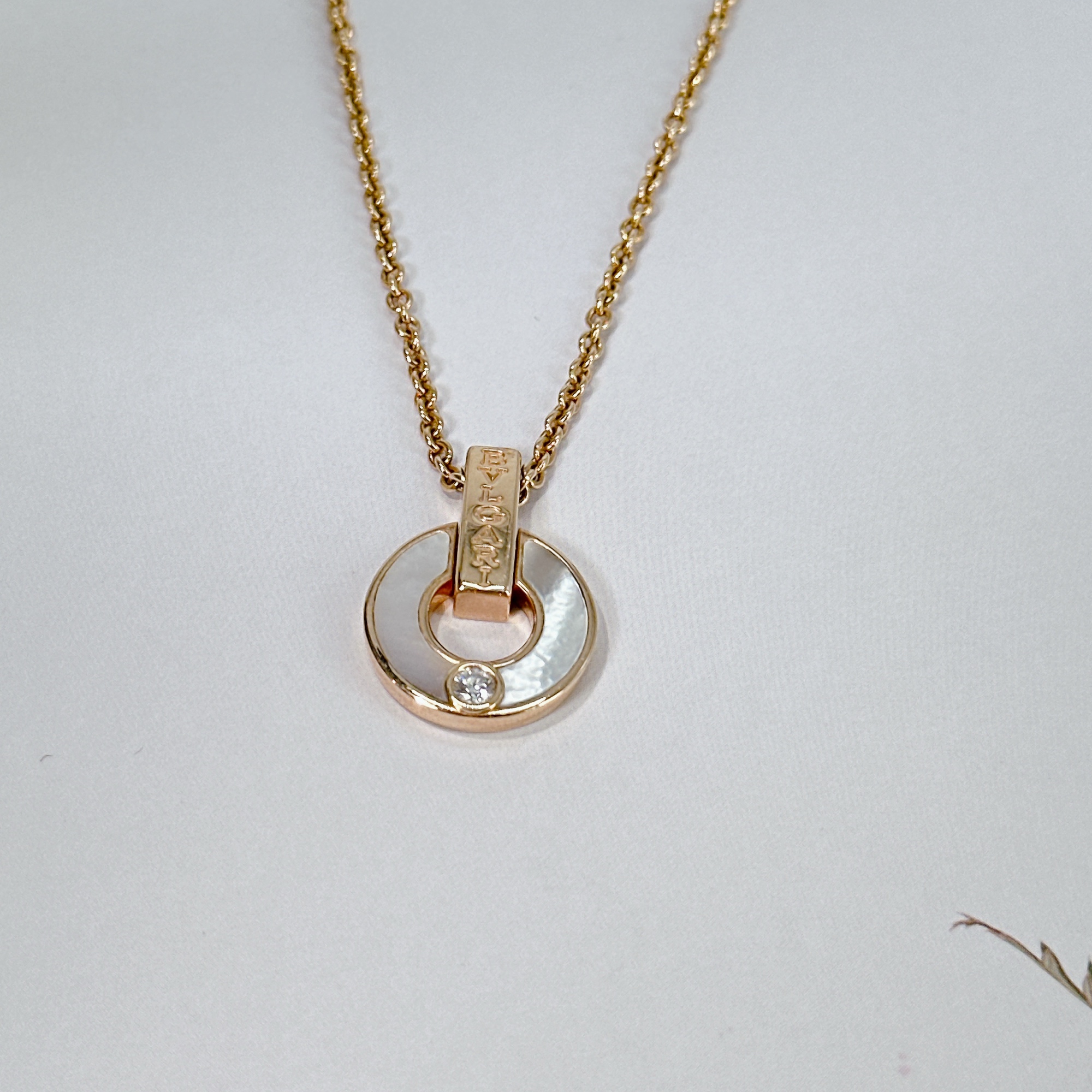 95新 宝格丽 安洁利严选圆盘系列/SK0112301 项链