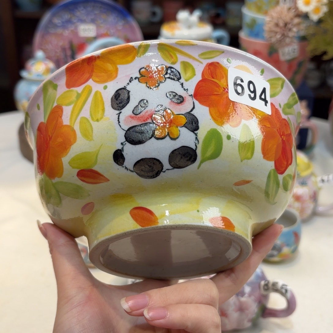 景德镇手绘高温釉下彩陶瓷茶具