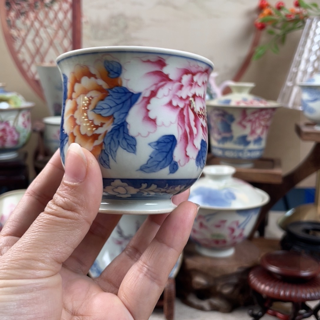 景德镇手绘茶具原创