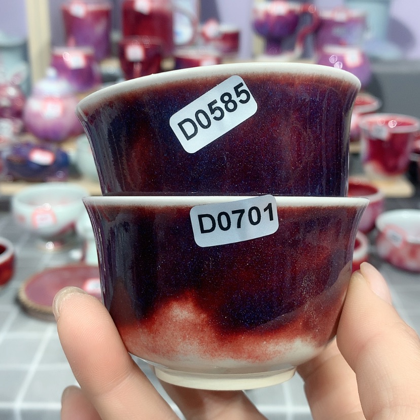 【闪购商品】钧瓷主人杯摆件工艺品
