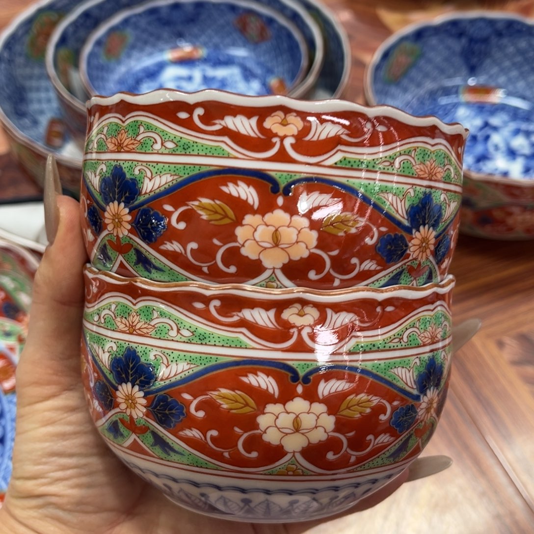 浑***行瓷片库山碗————-11-厘米///—/-