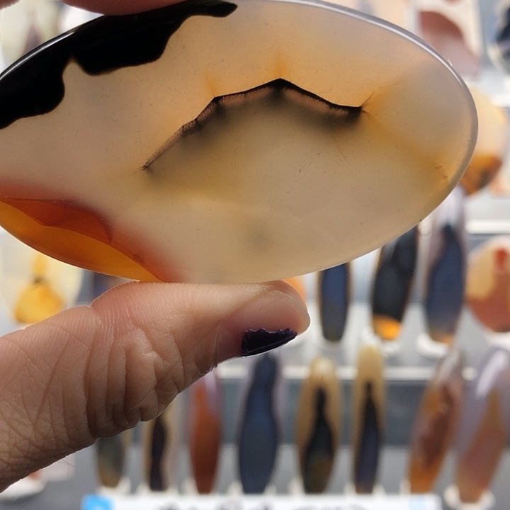 玛瑙/玉髓合金颈饰110