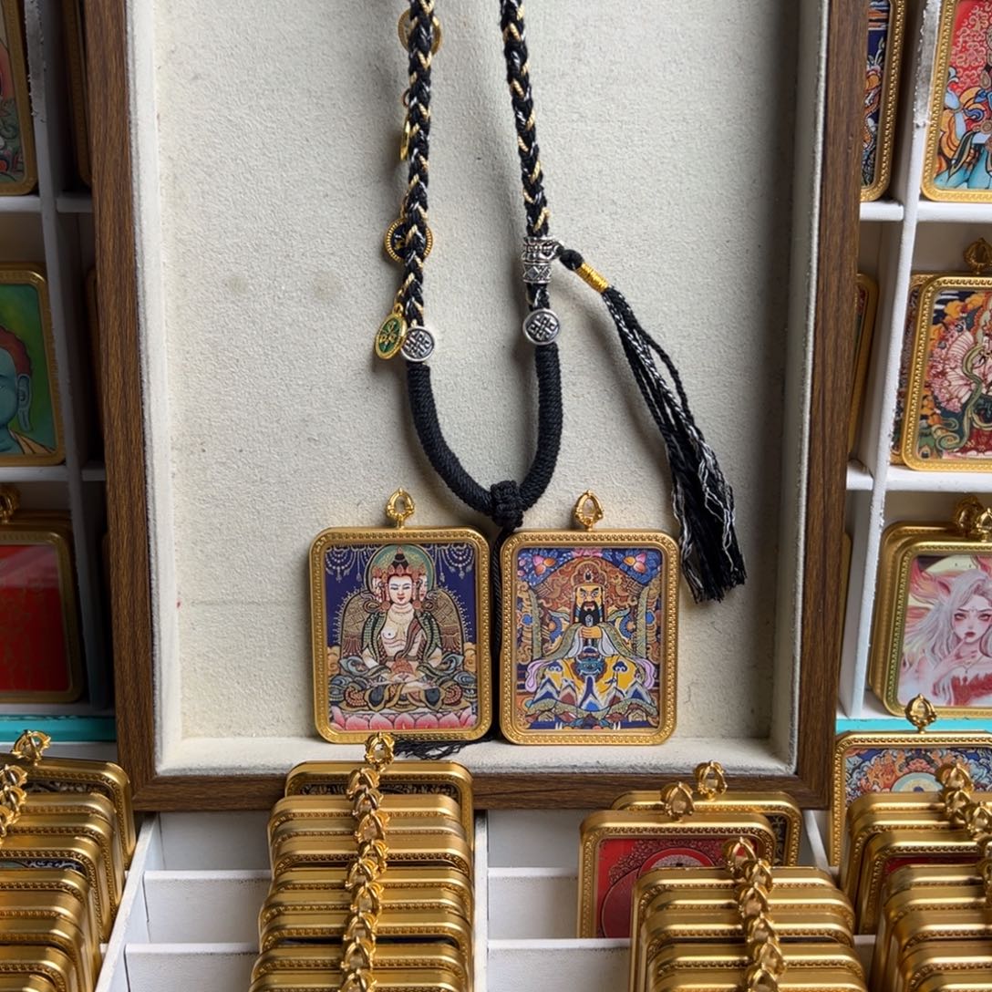 じ***涛吊坠双面定制大日五爷