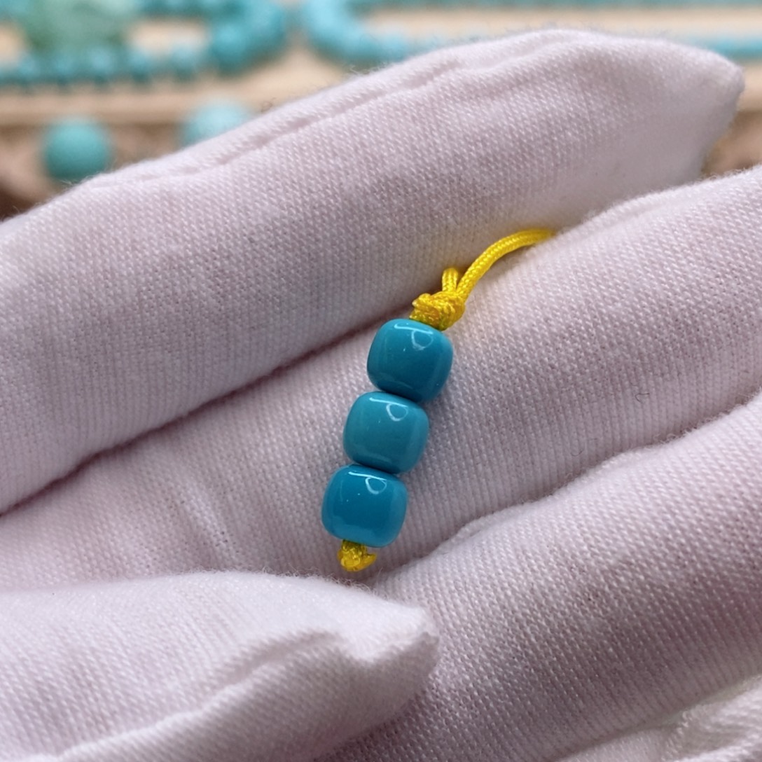 绿松石未镶嵌珠宝奇石5.5mm