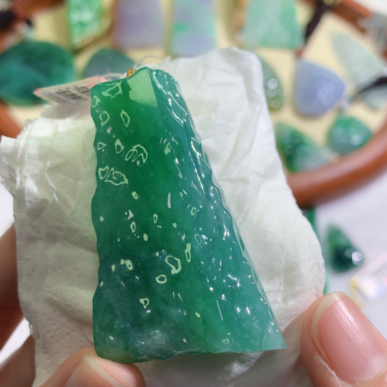 【闪购商品】翡翠吊坠(不含链)未镶嵌 4541