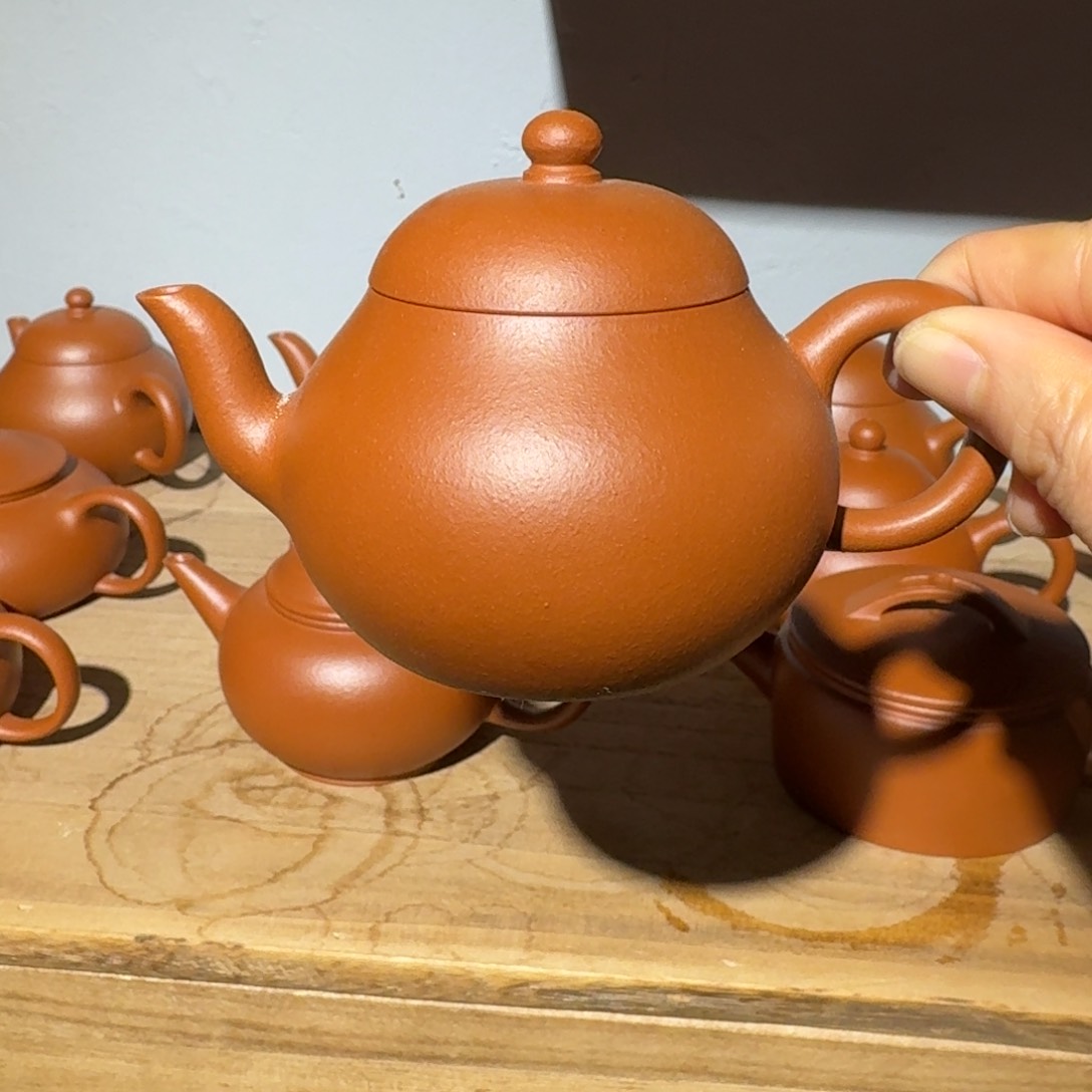 朱泥茶壶130毫升左右