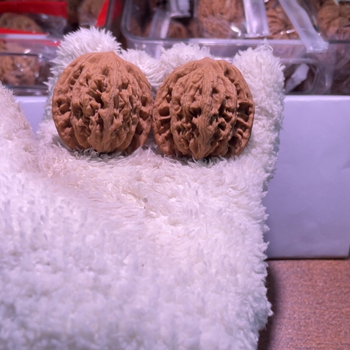 吊坠文玩核桃38全品虎头